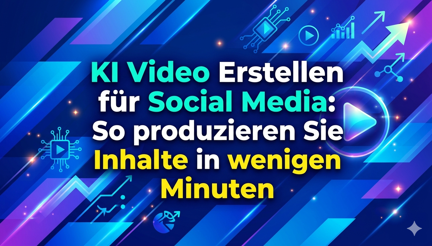 KI Video Erstellen für Social Media So produzieren Sie Inhalte in wenigen Minuten
